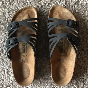 Women’s Birkenstock Granada Birkibuc Black size 37